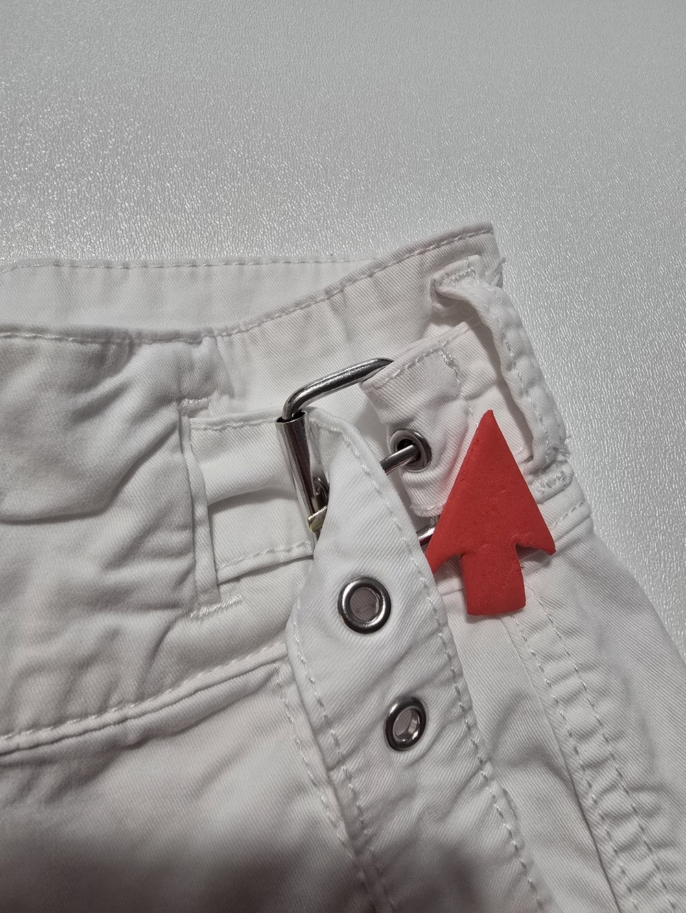 Joe's Jeans White Wide-Leg High-Rise Pants - Picture 7 of 16
